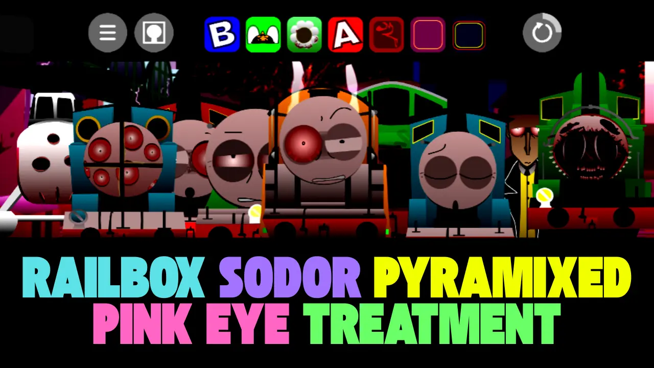 Railbox Sodor Pyramixed Pink Eye Treatment
