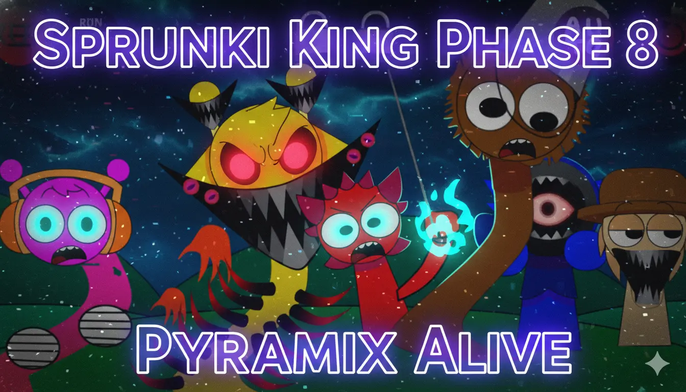 Sprunki King Phase 8 Pyramixed Alive