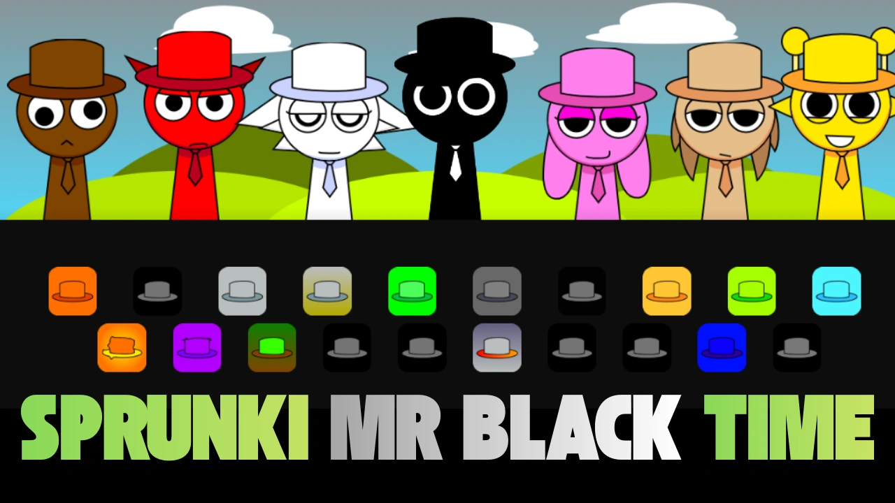 Sprunki Mr. Black Time