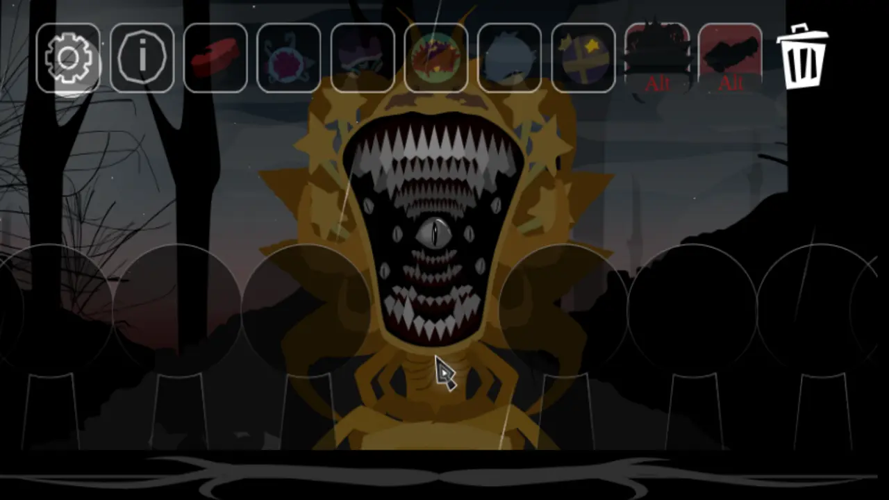simon on stage during gameplay