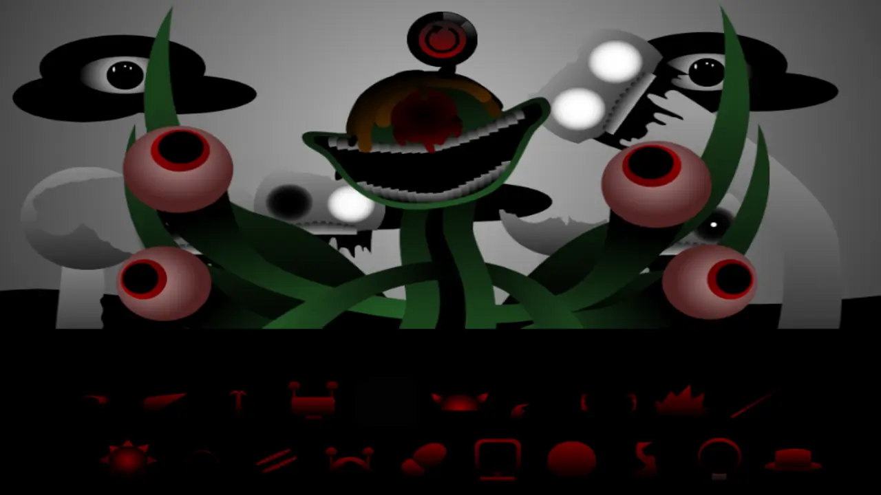 scary characters on the stage during gameplay scary characters on the stage during gameplay