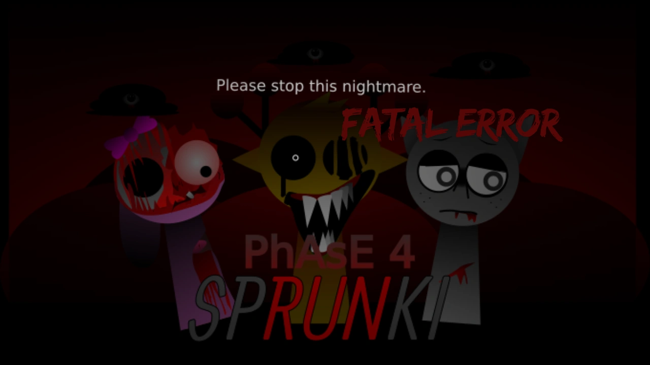 Sprunki Phase 4 Fatal Error: The Glitch
